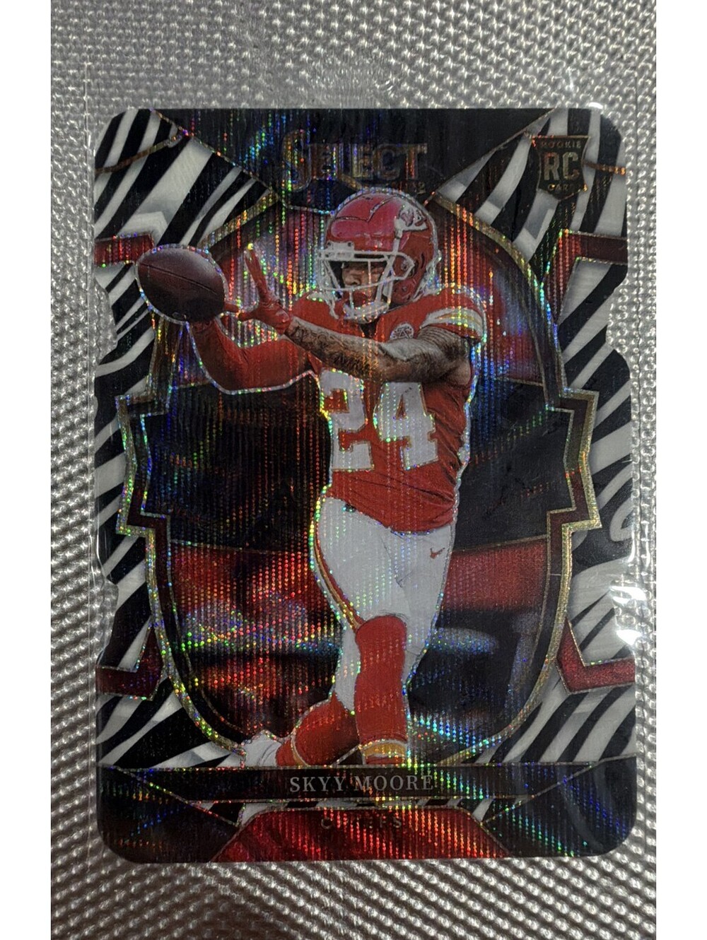 2022 Panini Select - Concourse Skyy Moore #21 Zebra Prizm (RC)